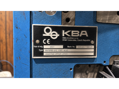 KBA RAPIDA 75 PRO-6+L FAPC ALV2